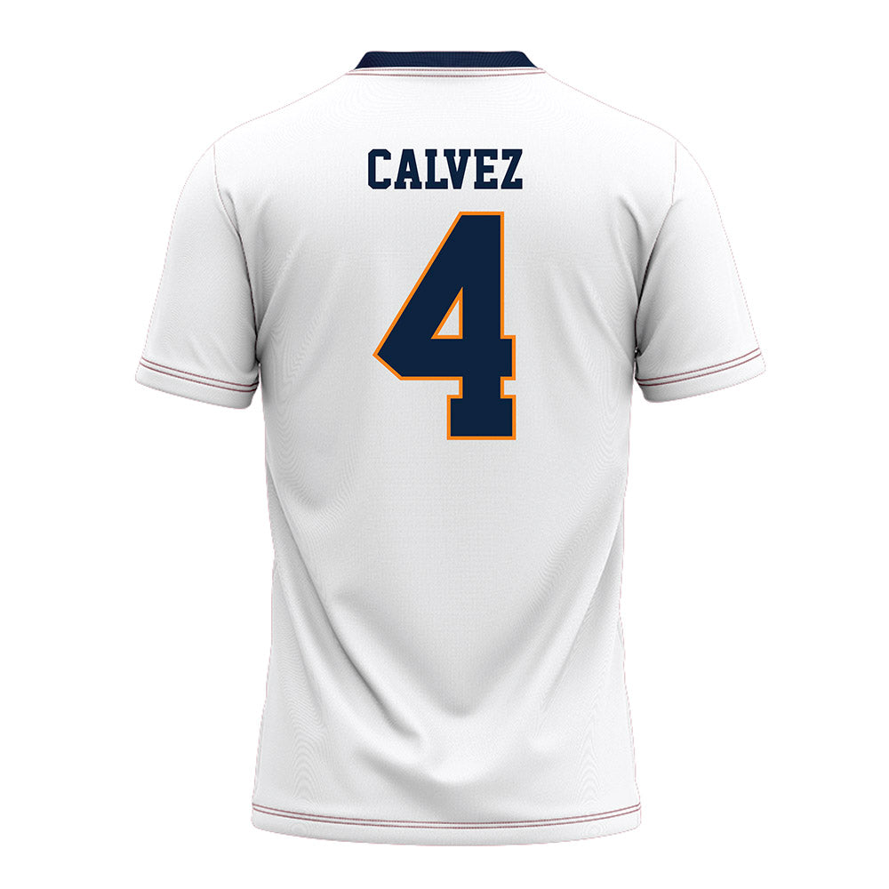UT Martin - NCAA Football : Julian Calvez - White Football Jersey-1