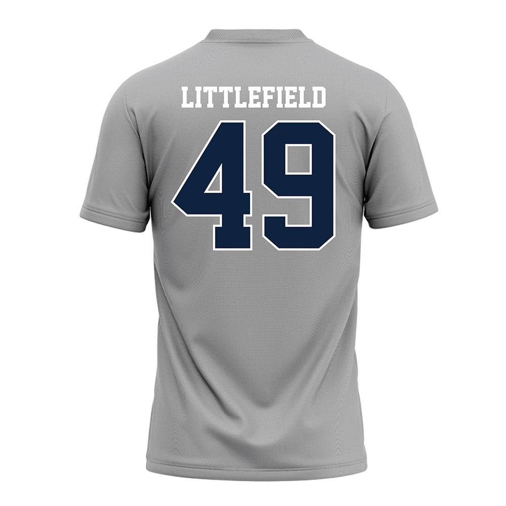 UT Martin - NCAA Football : Connon Littlefield - Grey Football Jersey-1