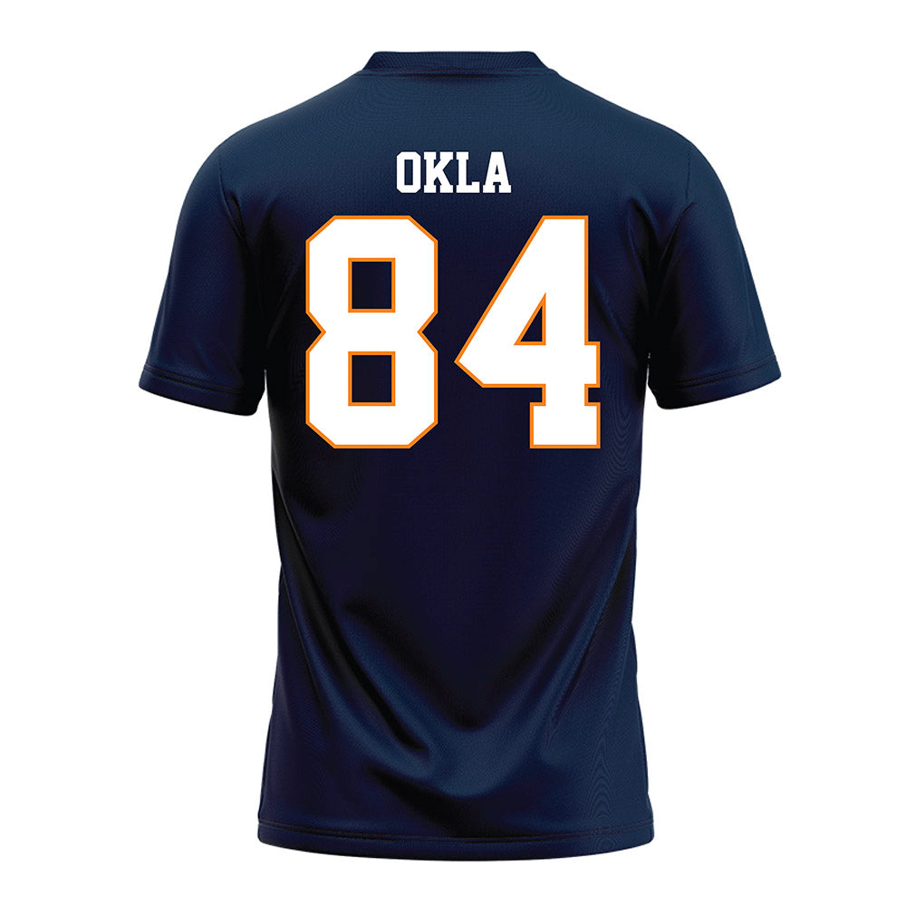 UT Martin - NCAA Football : Landon Okla - Blue Football Jersey-1