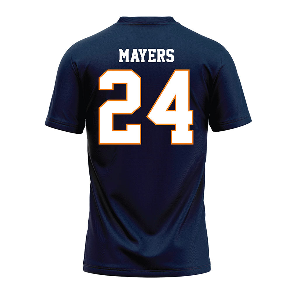 UT Martin - NCAA Football : Jamal Mayers - Blue Football Jersey-1