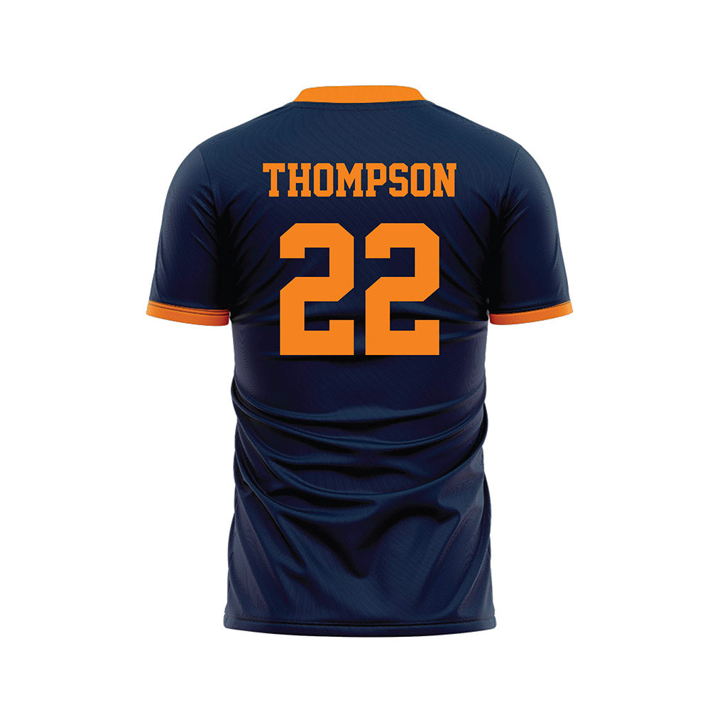 UT Martin - NCAA Women's Soccer : Kylee Thompson - Blue Soccer Jersey-1