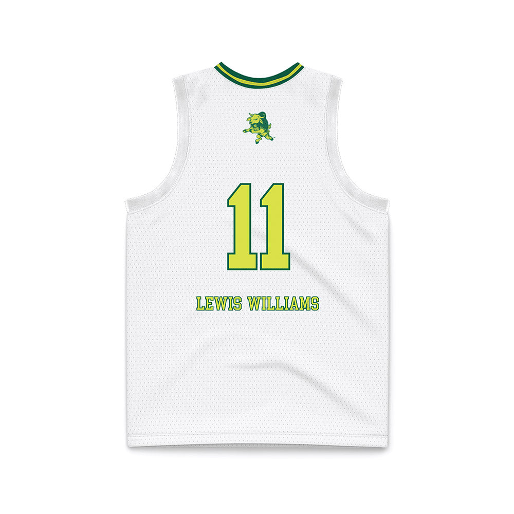 USF - NCAA Women's Basketball : Kirsten Lewis-Williams - White Basketball Jersey-1