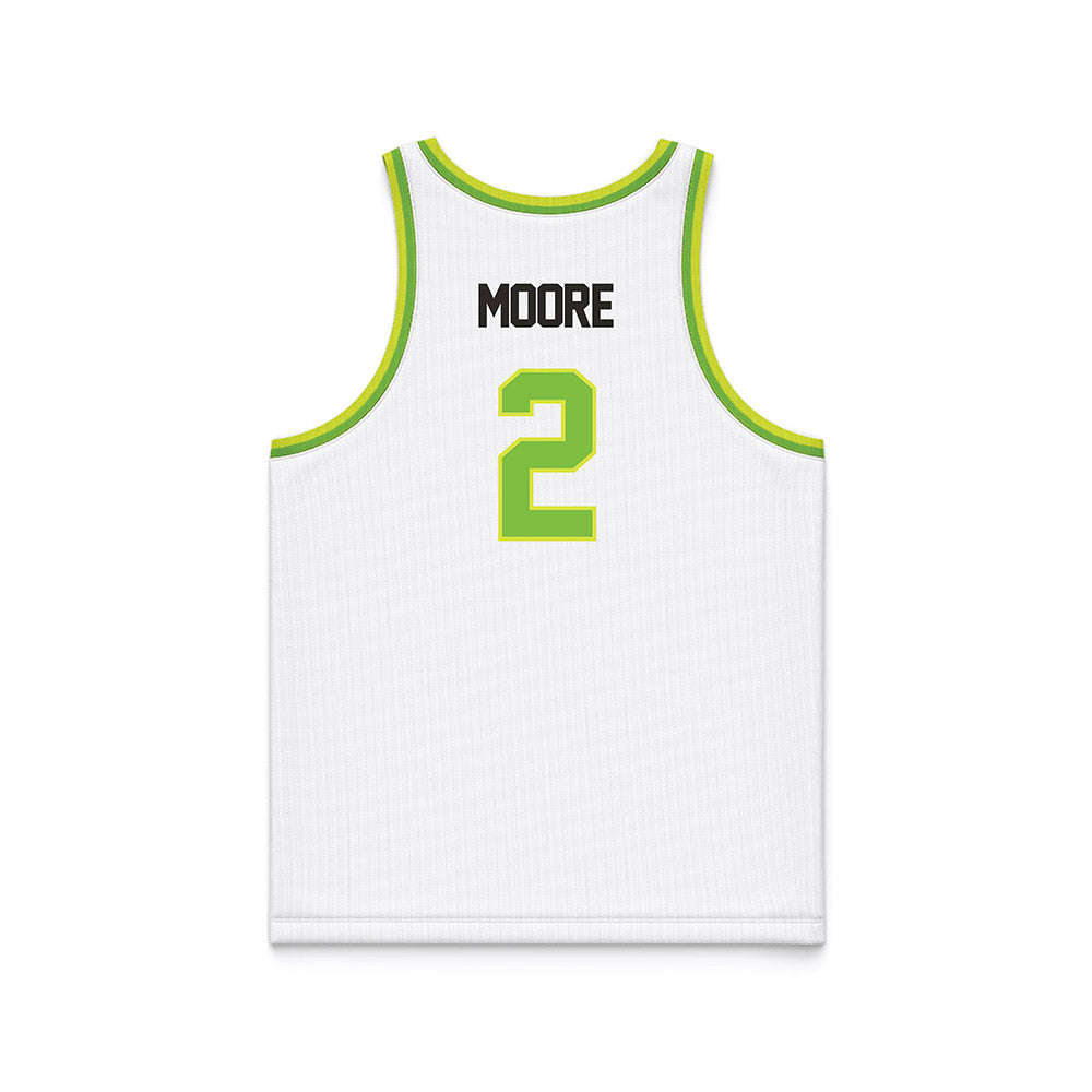 USF - NCAA Men's Basketball : Darren Moore - White Basketball Jersey-1