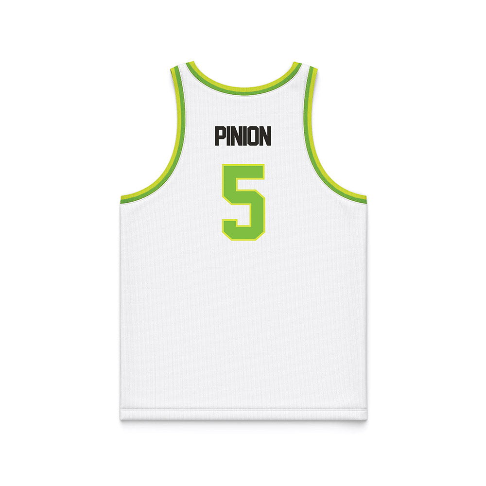 USF - NCAA Men's Basketball : Joseph Pinion - White Basketball Jersey-1
