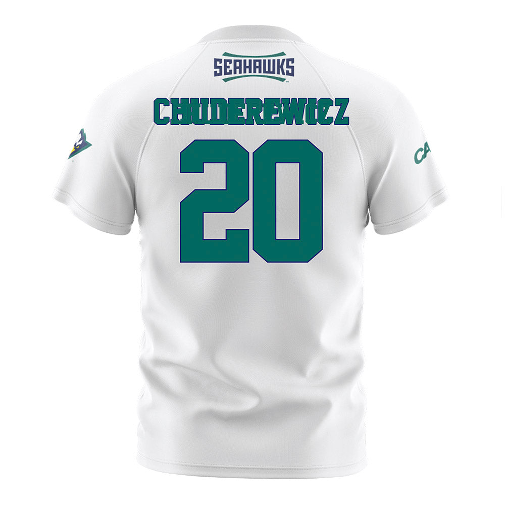 UNC Wilmington - NCAA Women's Soccer : Ava Chuderewicz - White Soccer Jersey-1