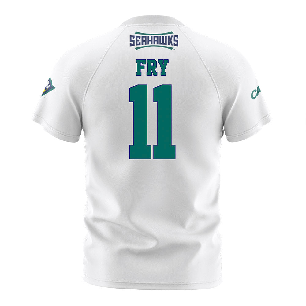 UNC Wilmington - NCAA Women's Soccer : Rachel Fry - White Soccer Jersey-1