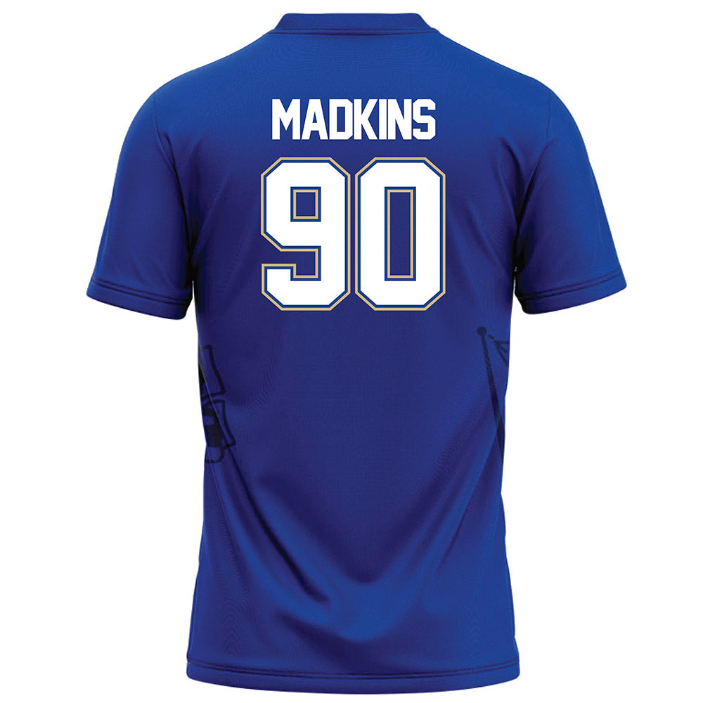 Tulsa - NCAA Football : Jayden Madkins - Blue Football Jersey-1