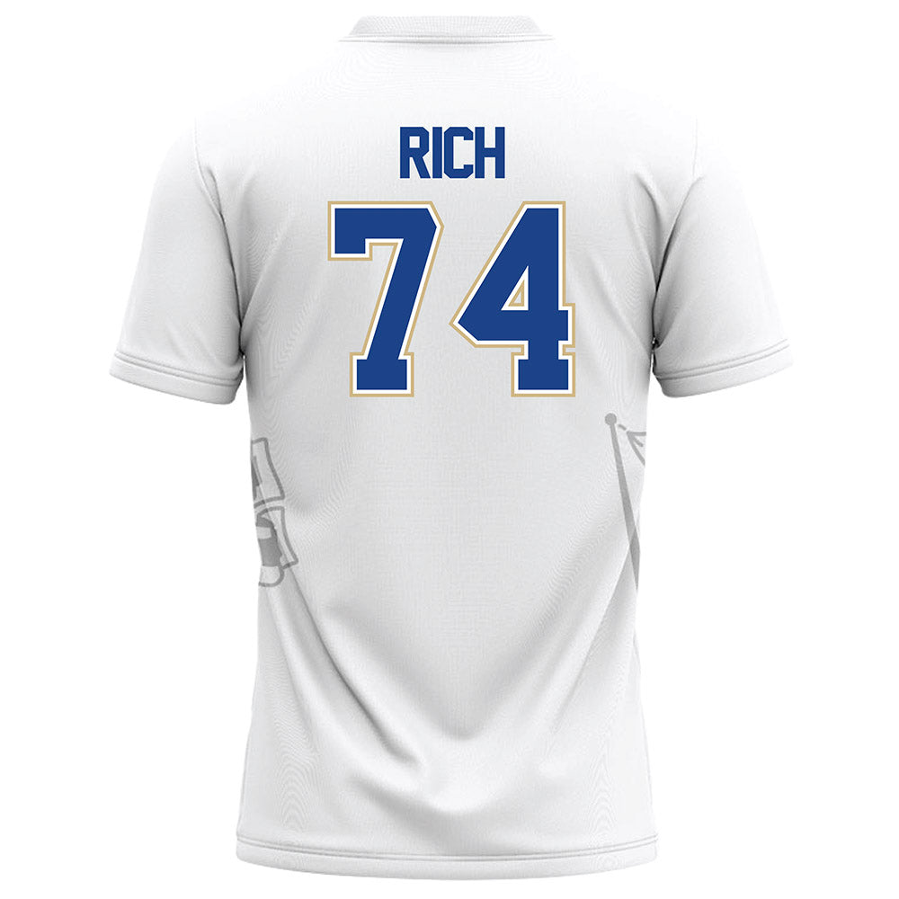 Tulsa - NCAA Football : Logan Rich - White Football Jersey-1