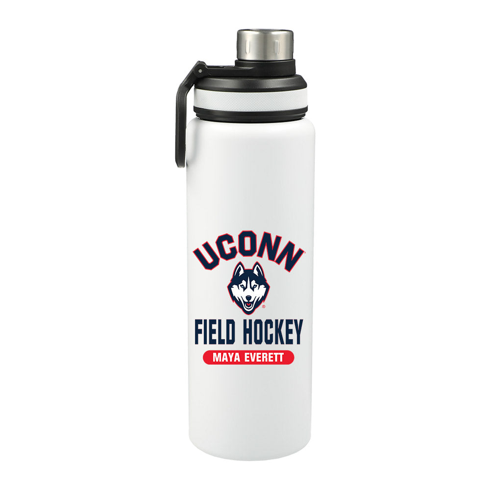 UConn - NCAA Women's Field Hockey : Maya Everett - 32oz Stainless Steel Bottle-0