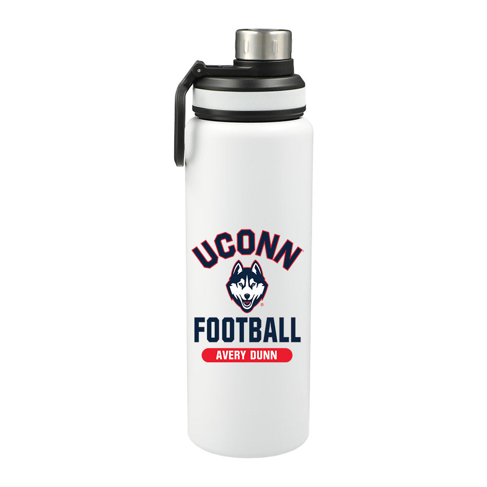 UConn - NCAA Football : Avery Dunn - 32oz Stainless Steel Bottle-0