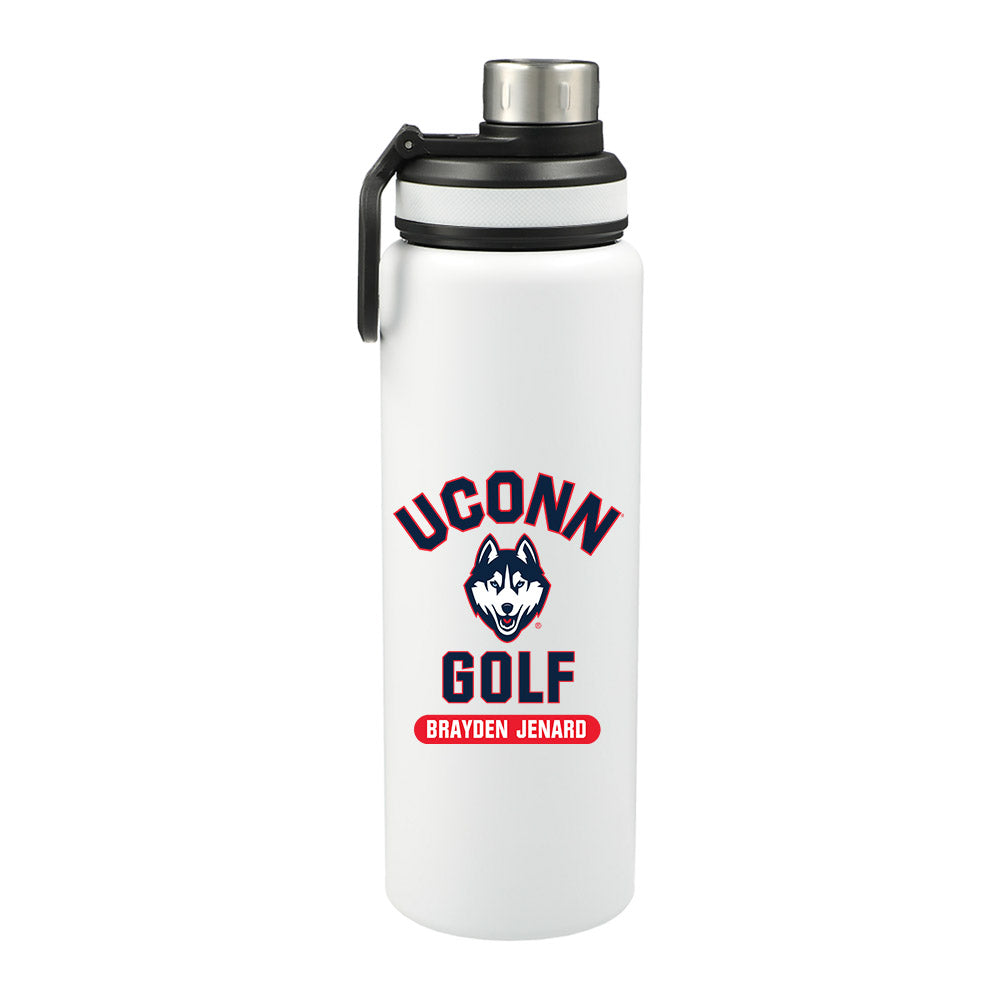 UConn - NCAA Men's Golf : Brayden Jenard - 32oz Stainless Steel Bottle-0