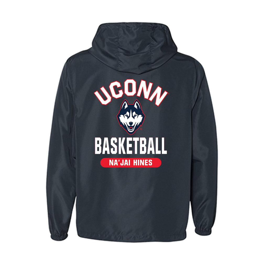 UConn - NCAA Men's Basketball : Na'Jai Hines - Windbreaker-1