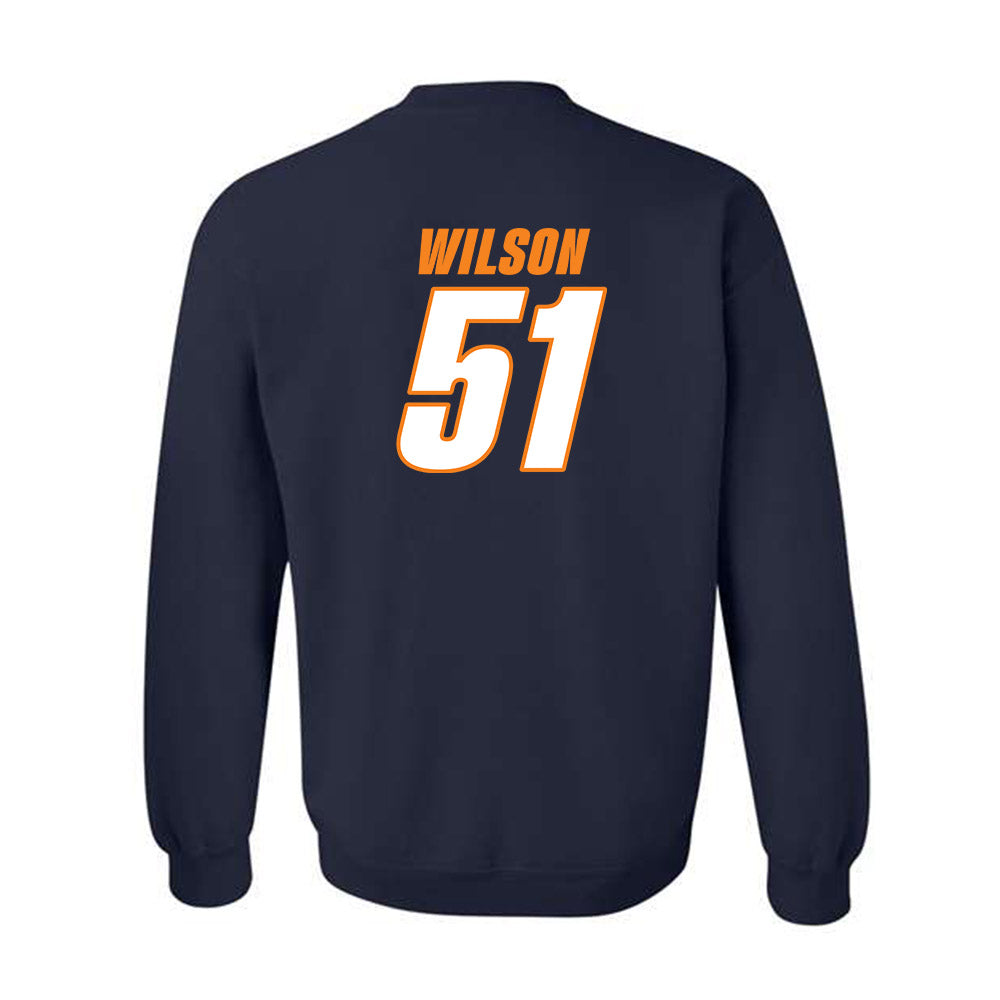UT Martin - NCAA Football : Chris Wilson - Classic Shersey Crewneck Sweatshirt-1