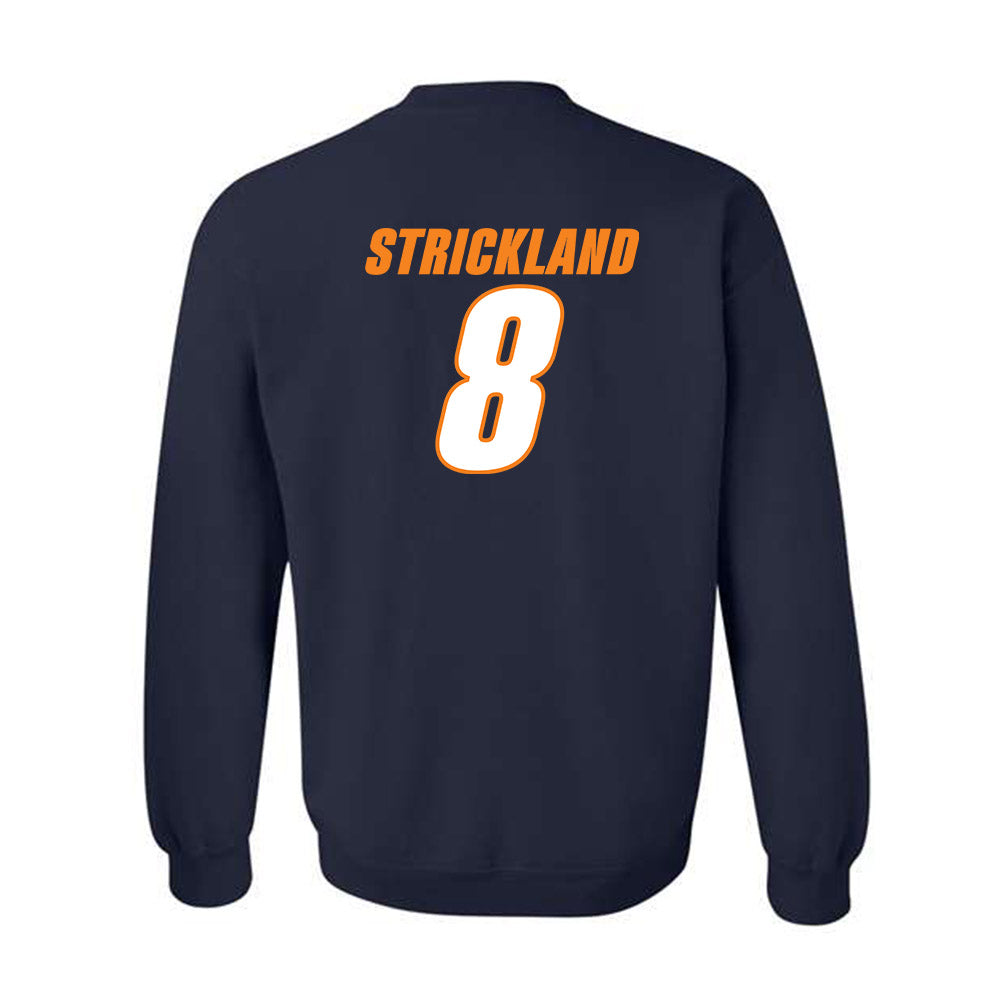 UT Martin - NCAA Baseball : Bo Strickland - Classic Shersey Crewneck Sweatshirt-1