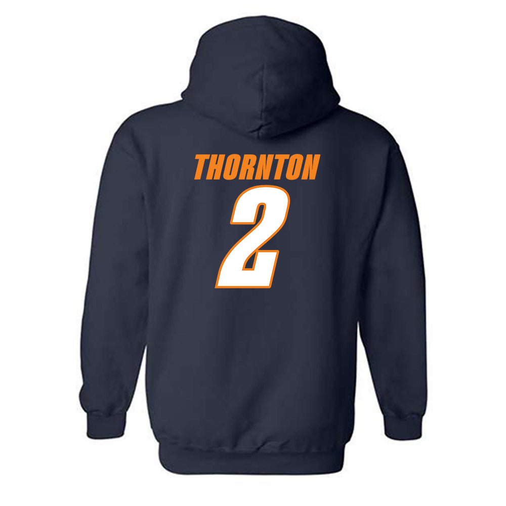 UT Martin - NCAA Baseball : Quincy Thornton - Classic Shersey Hooded Sweatshirt-1
