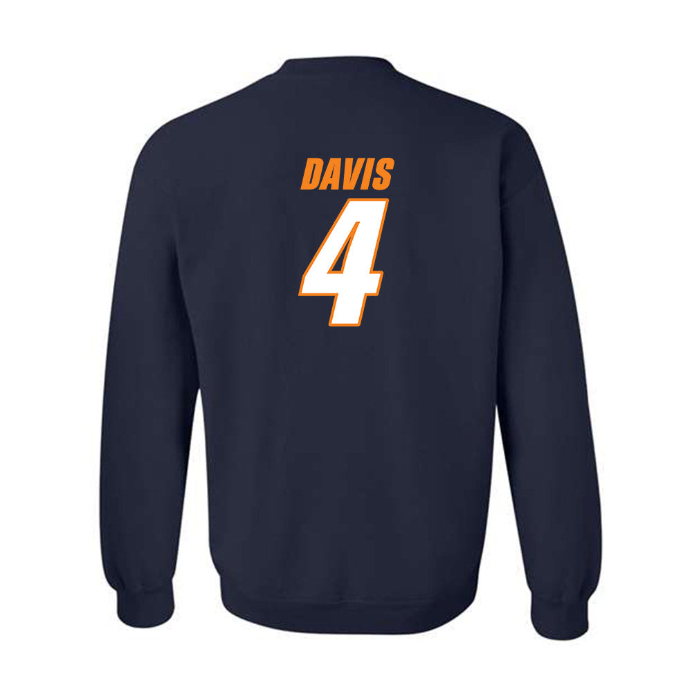 UT Martin - NCAA Baseball : Andrew Davis - Classic Shersey Crewneck Sweatshirt-1