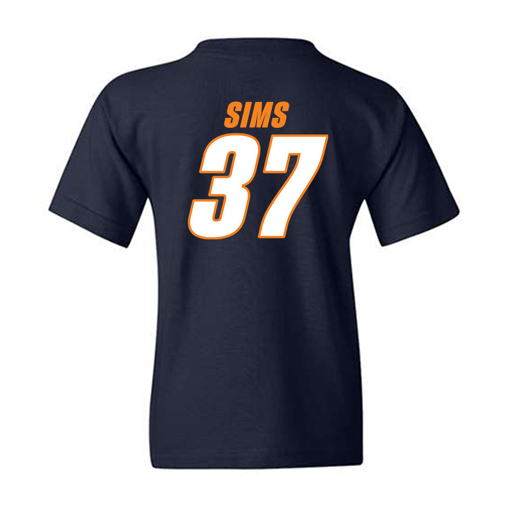 UT Martin - NCAA Football : Brandon Sims - Classic Shersey Youth T-Shirt-1