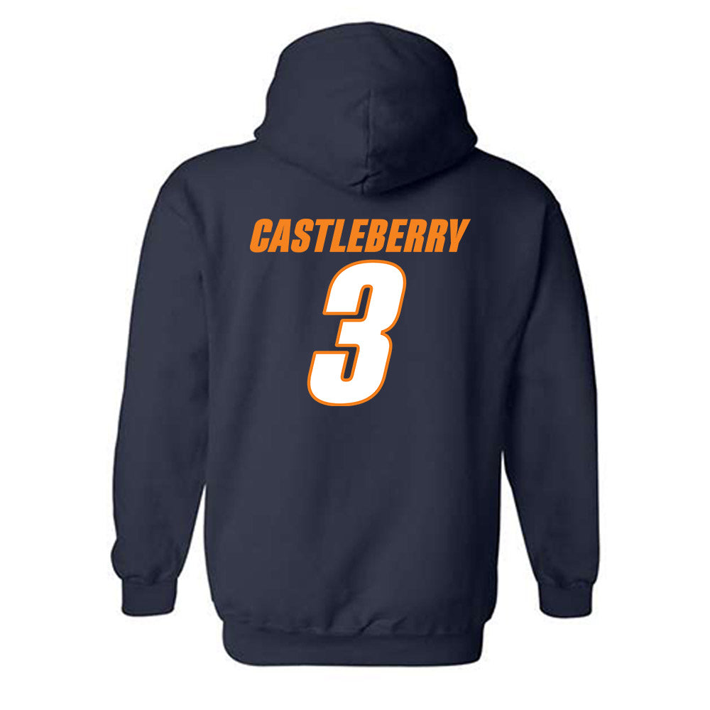 UT Martin - NCAA Football : Joel Castleberry - Classic Shersey Hooded Sweatshirt-1