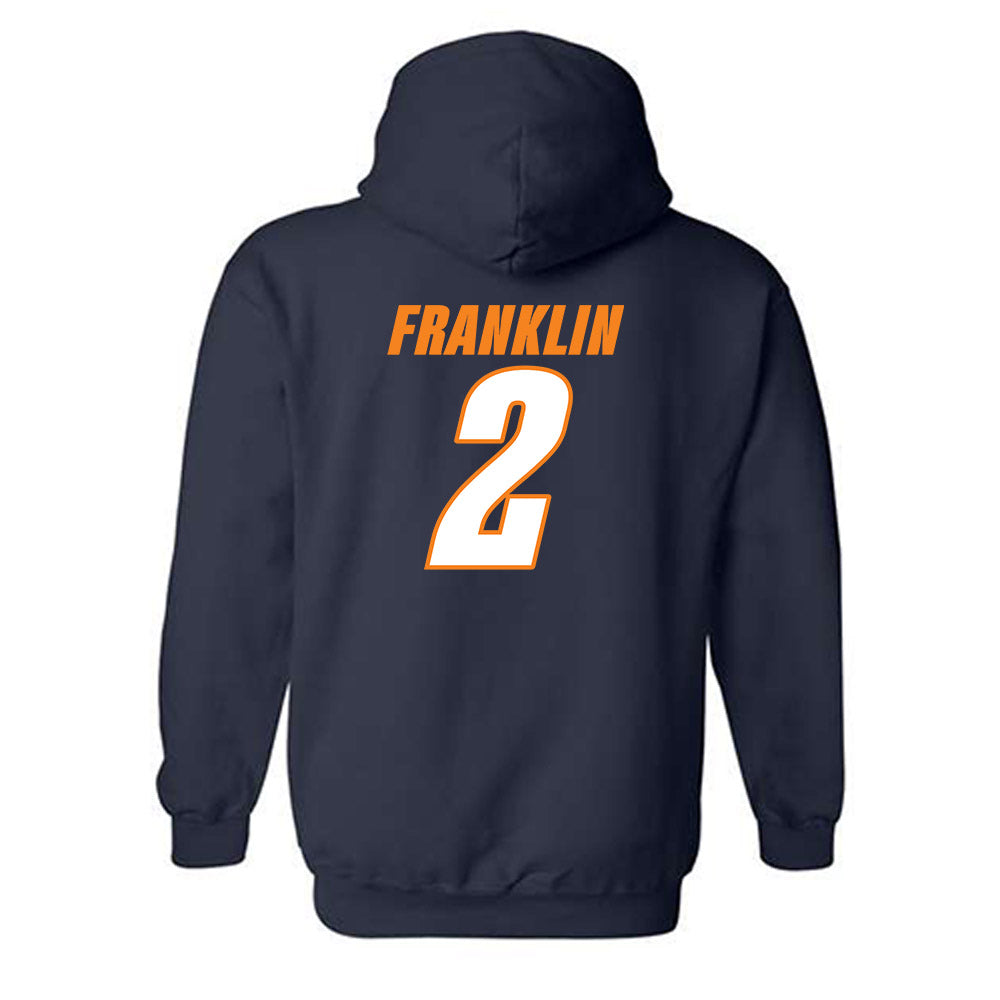 UT Martin - NCAA Football : Chris Franklin - Classic Shersey Hooded Sweatshirt-1