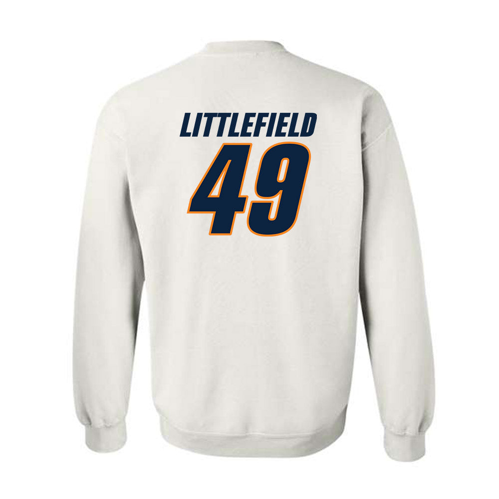 UT Martin - NCAA Football : Connon Littlefield - Classic Shersey Crewneck Sweatshirt-1