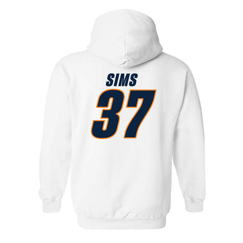 UT Martin - NCAA Football : Brandon Sims - Classic Shersey Hooded Sweatshirt-1