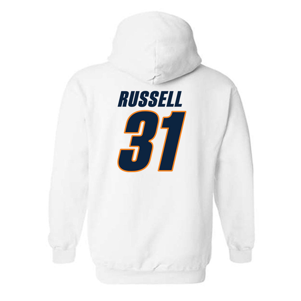 UT Martin - NCAA Football : Ajai Russell - Classic Shersey Hooded Sweatshirt-1