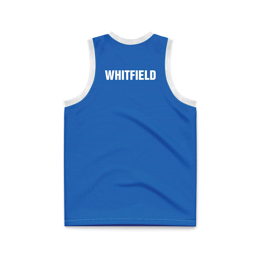 MTSU - NCAA Women's Basketball : Xaionna Whitfield - Blue Basketball Jersey-1