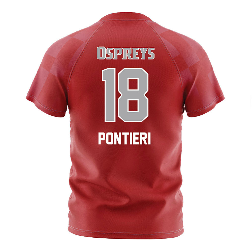 UNF - NCAA Women's Soccer : sophia pontieri - Red Soccer Jersey-1