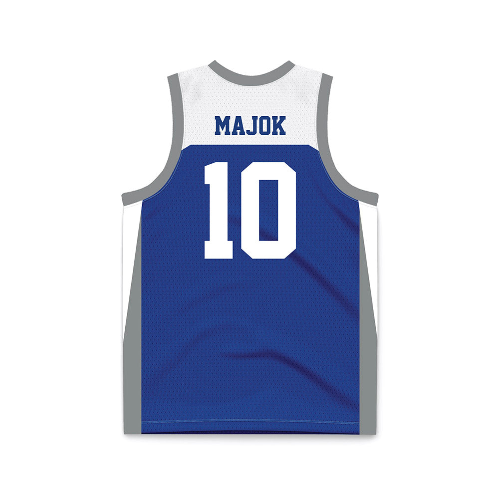 Memphis - NCAA Men's Basketball : Simon Majok - Basketball Jersey-1