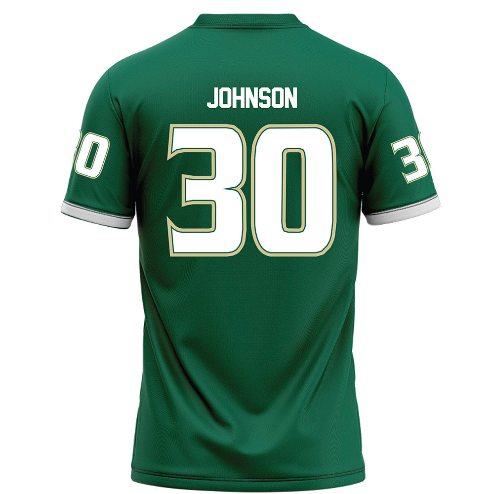 USF - NCAA Football : Jeremiah Johnson - Green Football Jersey-1