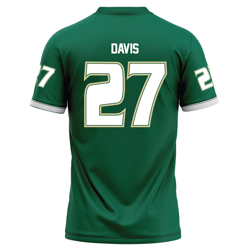 USF - NCAA Football : Jayden Davis - Green Football Jersey-1
