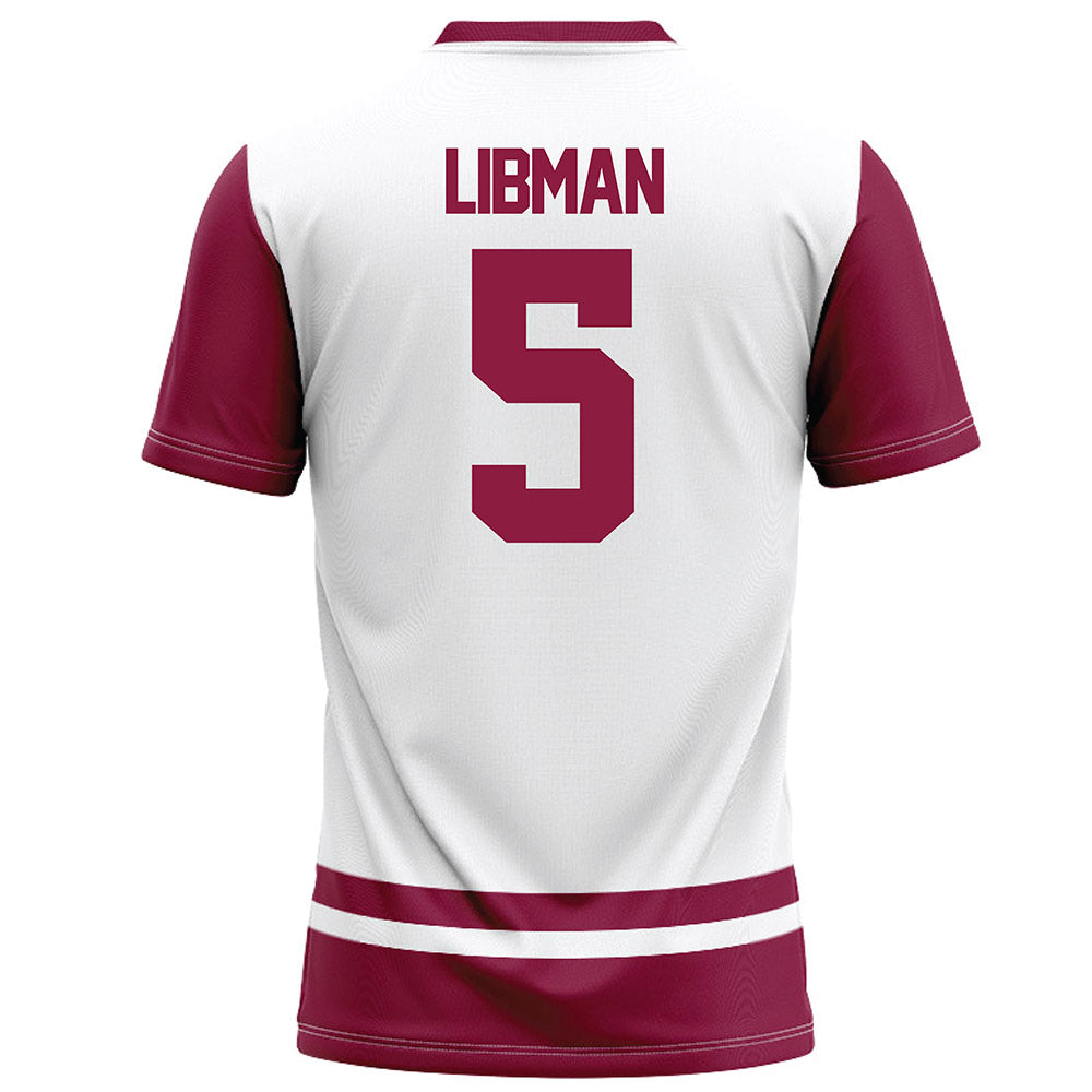 NMSU - NCAA Football : Myles Libman - White Football Jersey-1