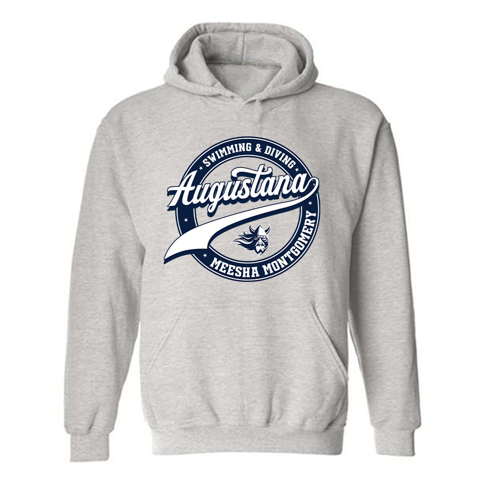 AU - NCAA Women's Swimming & Diving : Meesha Montgomery - Classic Fashion Shersey Hooded Sweatshirt-0