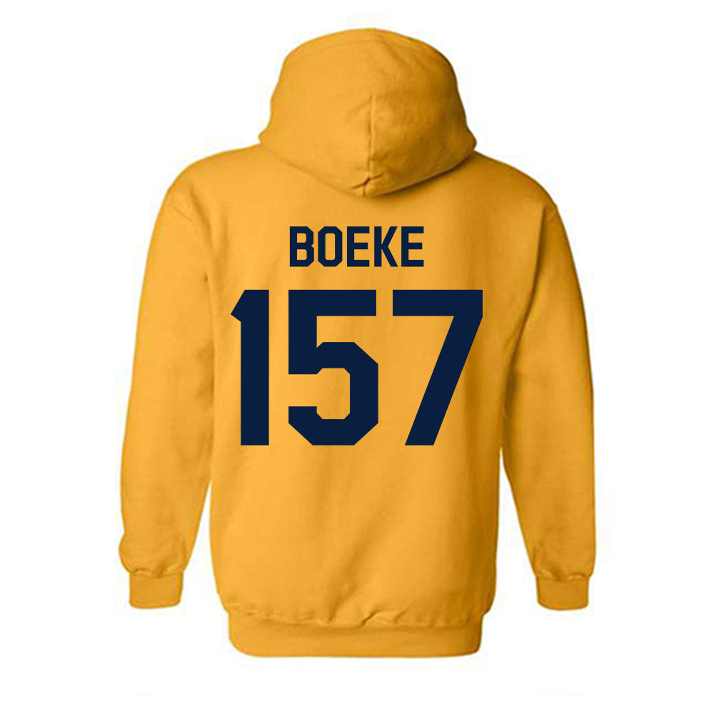AU - NCAA Wrestling : Kyle Boeke - Classic Shersey Hooded Sweatshirt-1