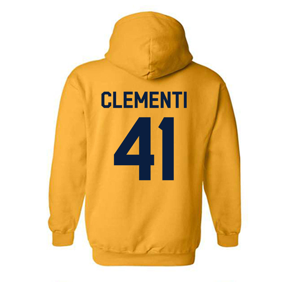 AU - NCAA Baseball : Ryan Clementi - Classic Shersey Hooded Sweatshirt-1