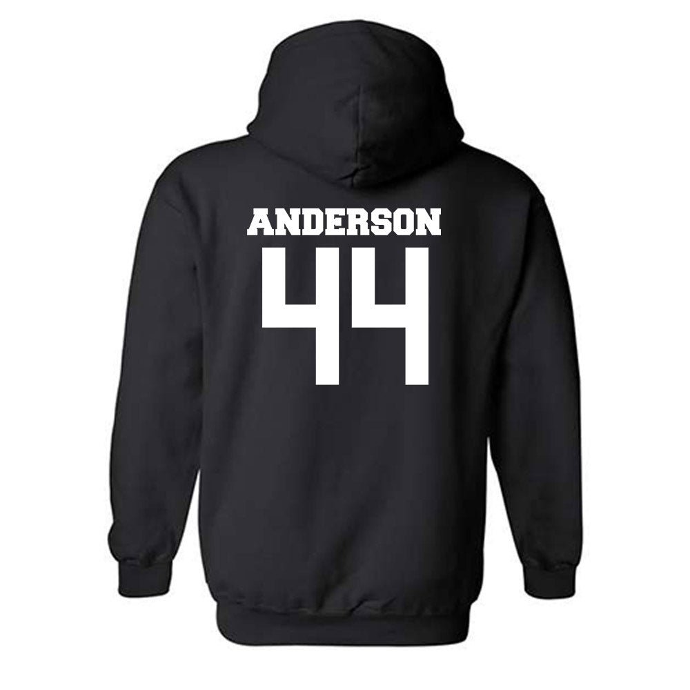 Butler - NCAA Men's Basketball : Treyson Anderson - Classic Fashion Shersey Hooded Sweatshirt-1