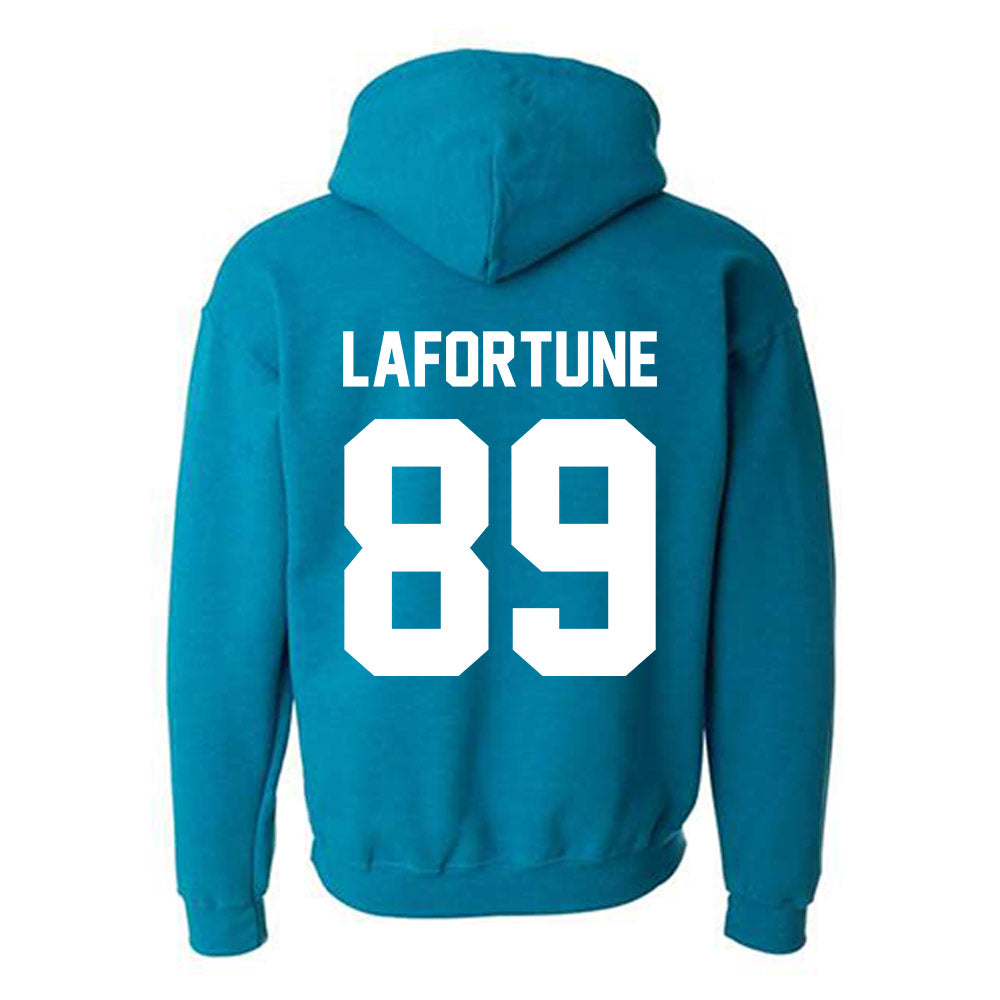 Coastal Carolina - NCAA Football : Tamarion Lafortune - Classic Fashion Shersey Hooded Sweatshirt-1