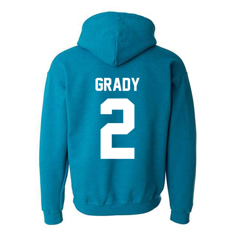Coastal Carolina - NCAA Women's Basketball : Tessa Grady - Classic Fashion Shersey Hooded Sweatshirt-1