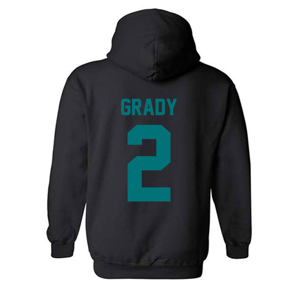 Coastal Carolina - NCAA Women's Basketball : Tessa Grady - Classic Fashion Shersey Hooded Sweatshirt-1