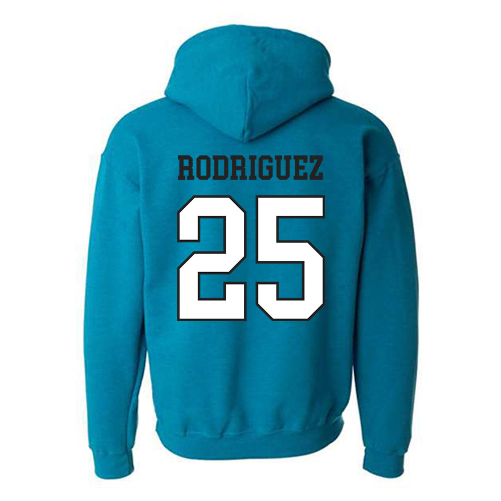 Coastal Carolina - NCAA Women's Soccer : Corinne Rodriguez - Classic Fashion Shersey Hooded Sweatshirt-1