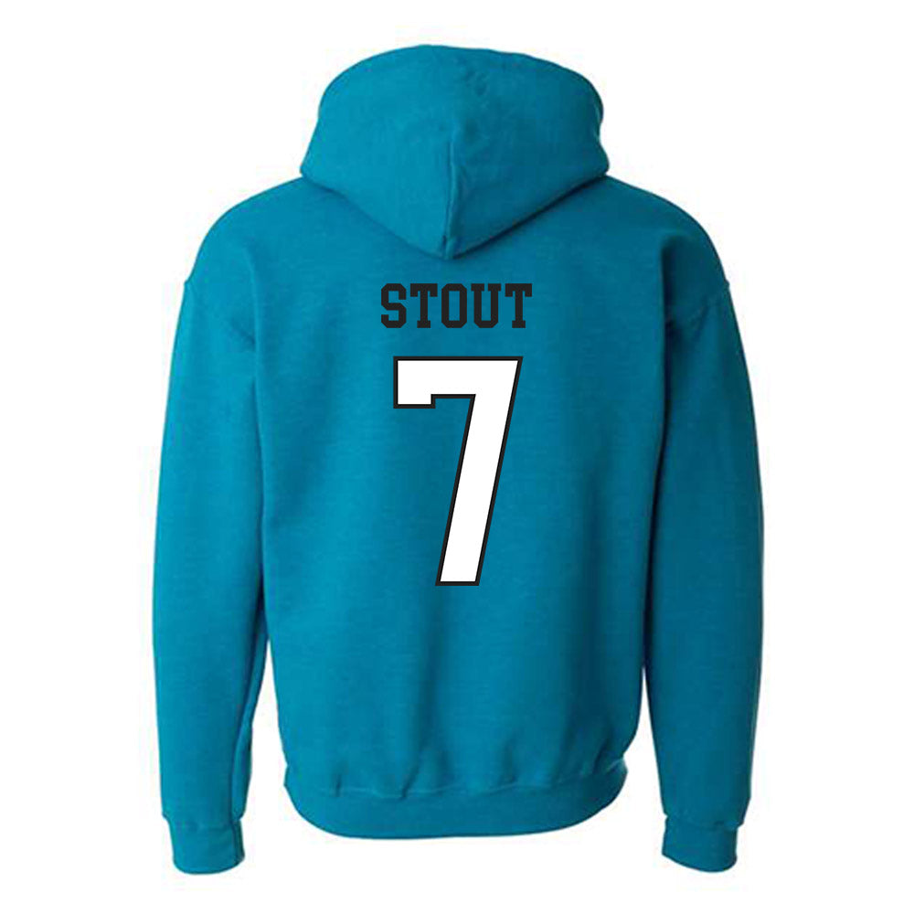 Coastal Carolina - NCAA Women's Volleyball : Jalyn Stout - Classic Fashion Shersey Hooded Sweatshirt-1