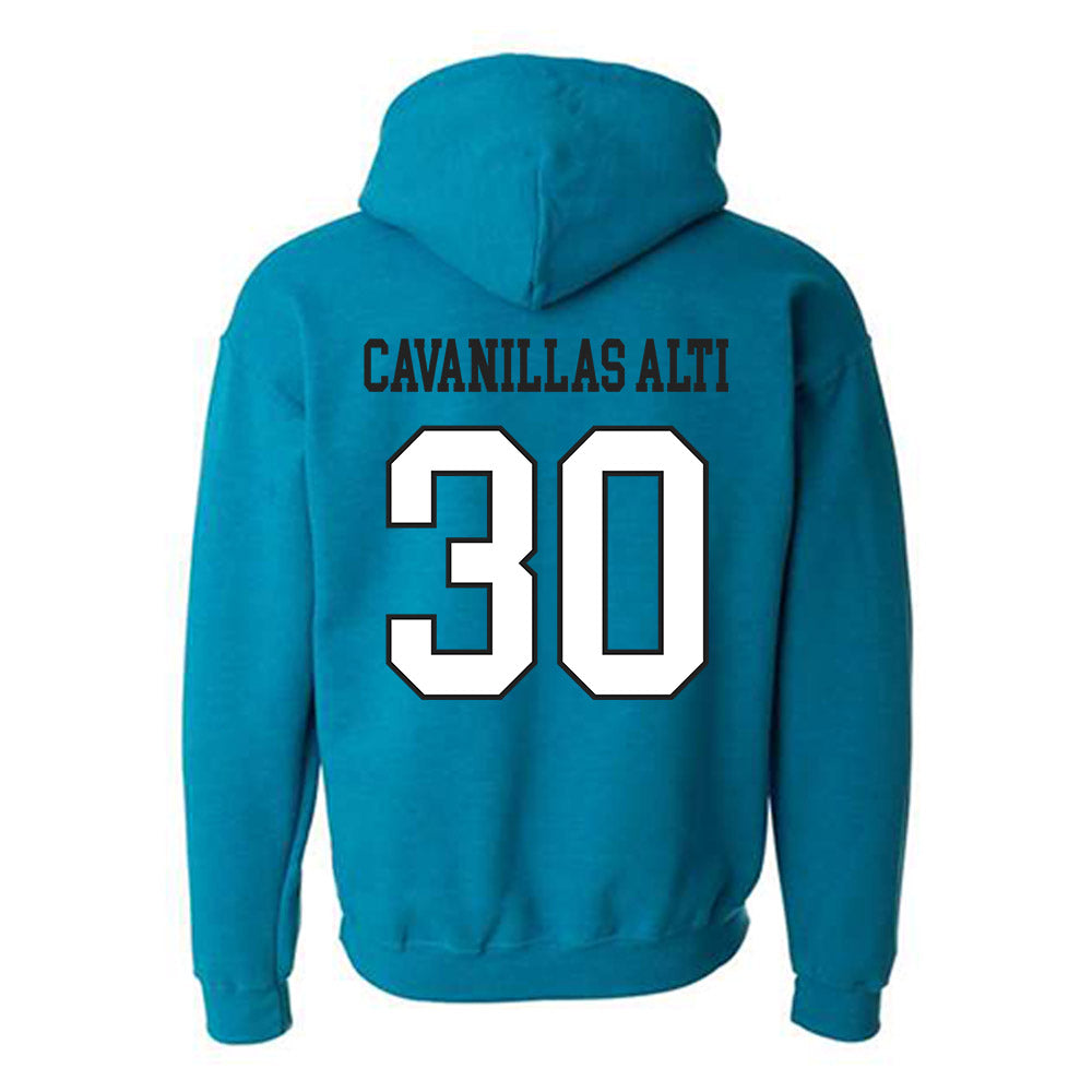 Coastal Carolina - NCAA Football : Nicolas Cavanillas Alti - Classic Fashion Shersey Hooded Sweatshirt-1
