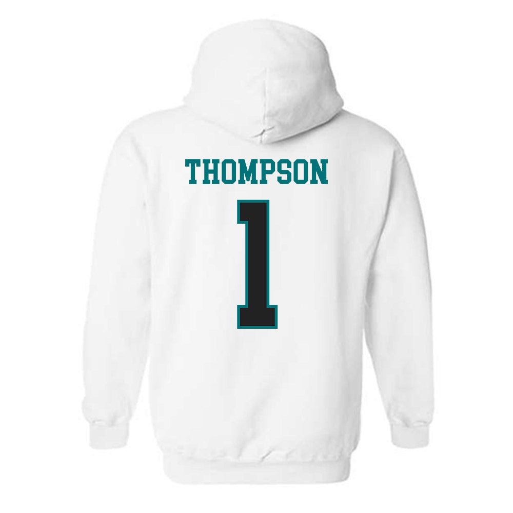 Coastal Carolina - NCAA Men's Basketball : Tristan Thompson - Classic Fashion Shersey Hooded Sweatshirt-1