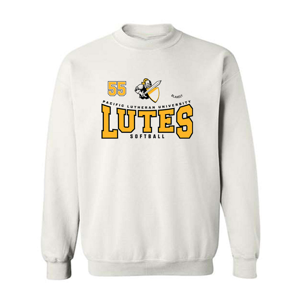 PLU - NCAA Softball : Kimara Blakely - Classic Fashion Shersey Crewneck Sweatshirt