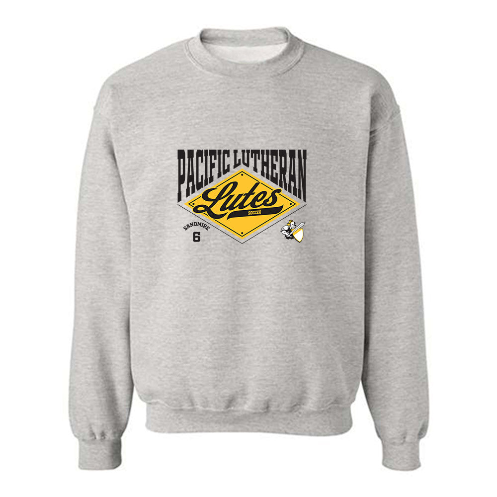PLU - NCAA Women's Soccer : Morgan Sandmire - Classic Fashion Shersey Crewneck Sweatshirt-0