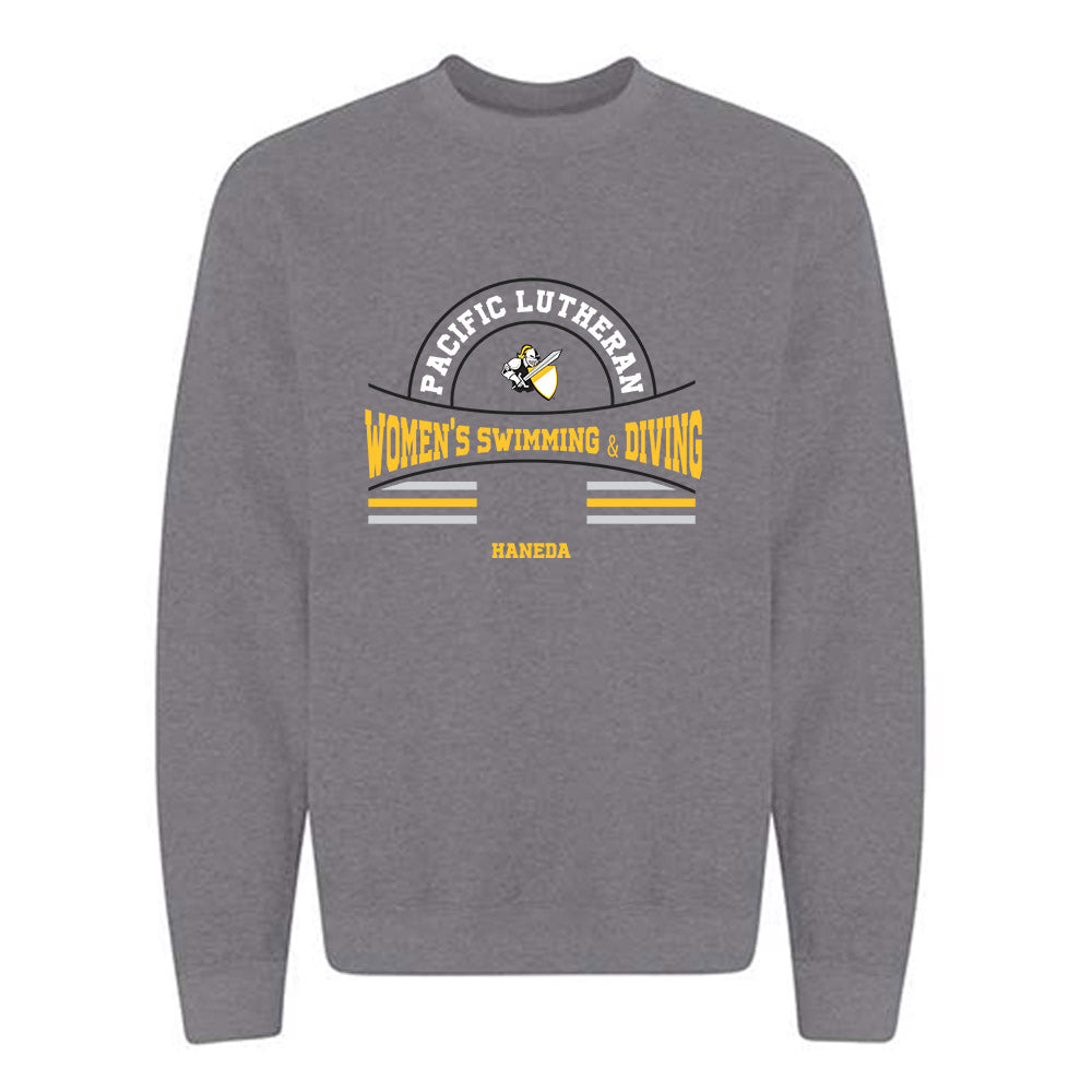 PLU - NCAA Women's Swimming & Diving : Anna Haneda - Classic Fashion Shersey Crewneck Sweatshirt