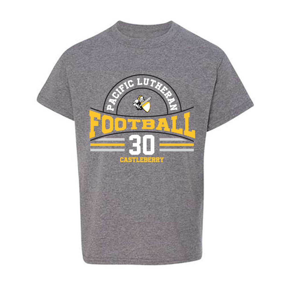 PLU - NCAA Football : David Castleberry - Classic Fashion Shersey Youth T-Shirt-0