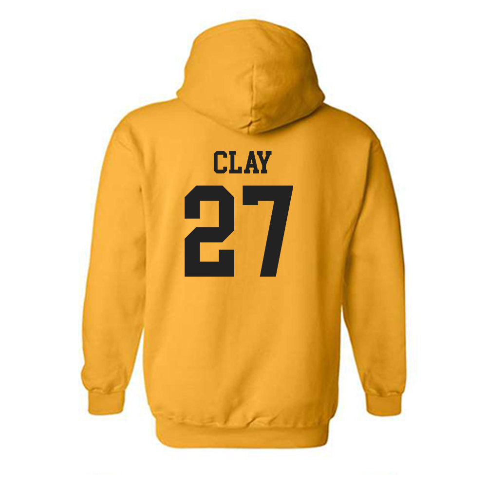 PLU - NCAA Football : Brycen Clay - Classic Shersey Hooded Sweatshirt-1