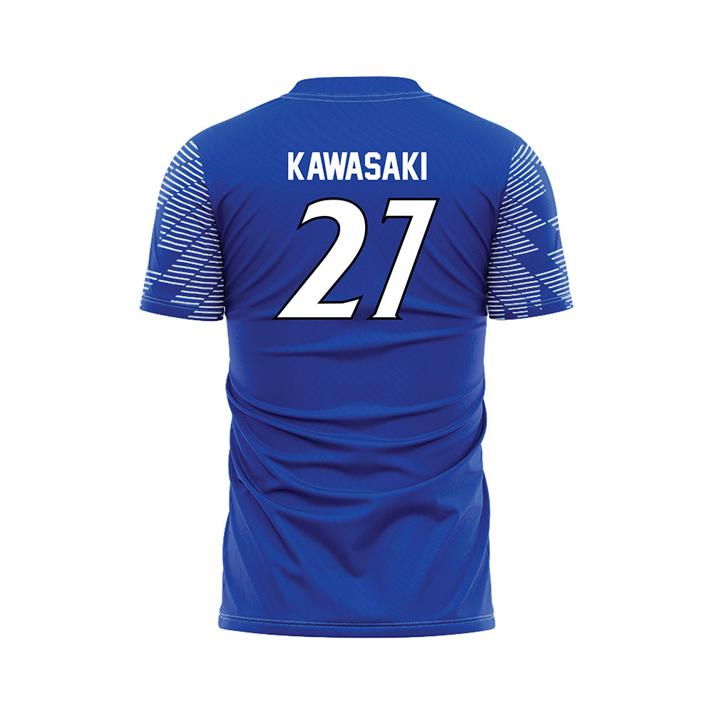 UNC Asheville - NCAA Women's Soccer : Nao Kawasaki - Royal Soccer Jersey-1
