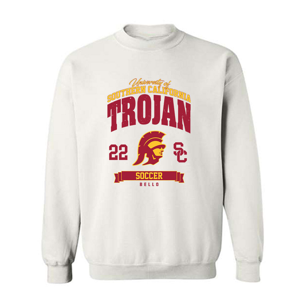 USC - NCAA Women's Soccer : Edra Bello - Classic Fashion Shersey Crewneck Sweatshirt-0